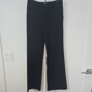 Anthropologie High Rise Slight Flare Black Pant - 8
